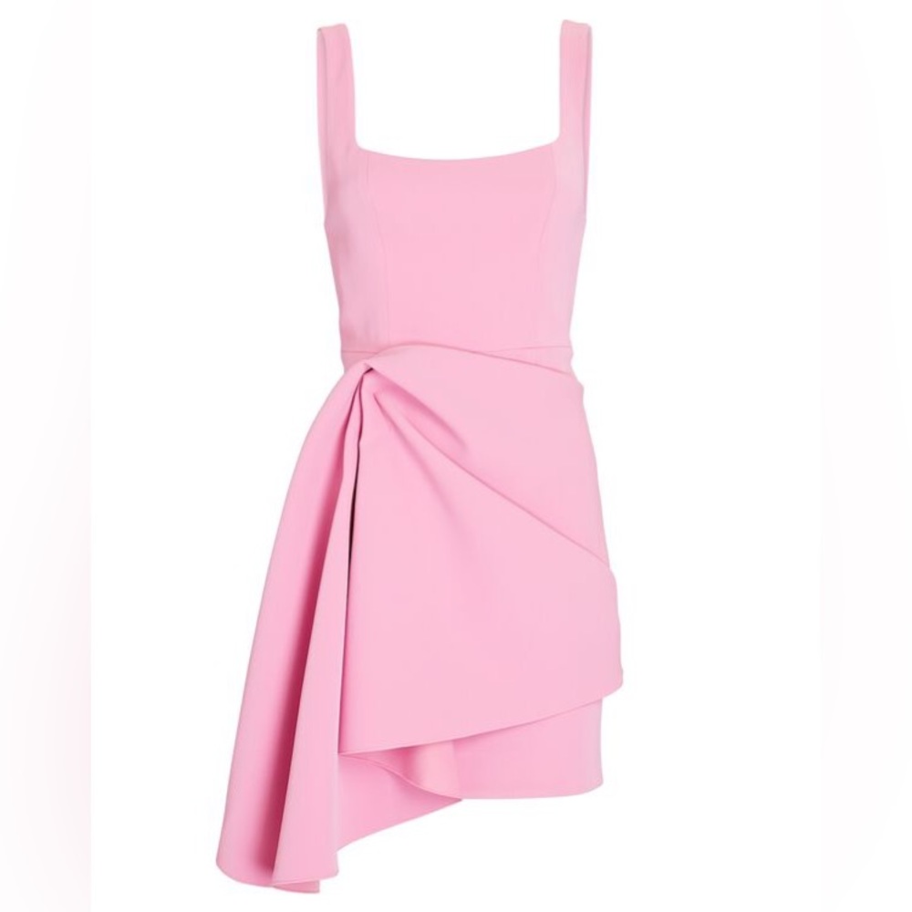 Clarke Draped Neoprene Mini Dress